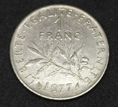 Francia - Moneda De 1 Franc - Año: 1977