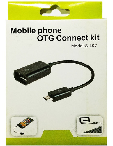 Cable Otg Micro Usb Macho A Usb Hembra Adaptador Tienda 