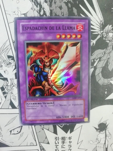 Flame Swordsman Lob Super Rare Ldd En Español Yugioh Konami