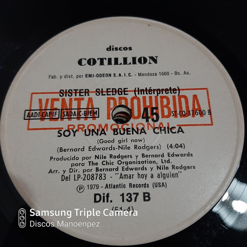 Simple Sister Sledge Discos Cotillon C12