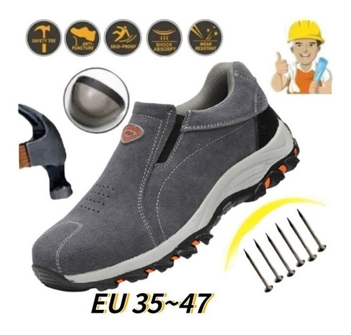 Zapatos De Seguridad Con Puntera De Acero Antideslizante