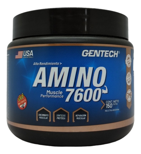 Amino 7600 X 150 Tabs. - Gentech 