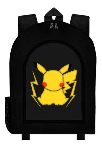 Mochila Negra Pikachu A90