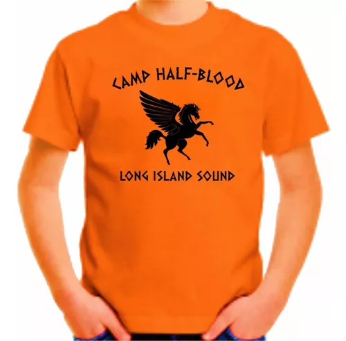 Camiseta Infantil Camp Half Blood Percy Jackson