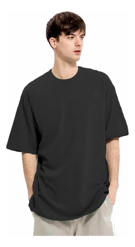 Camiseta Holgada De Algodon Overzise 100% Algodon Muy Fresca