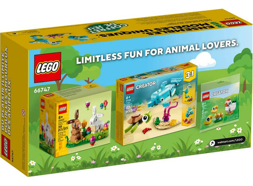 Paquete De Juego De Animales Exclusivo De Lego De Edición Li