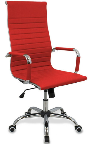 Imagen 1 de 6 de Silla Giratoria Ejecutiva Ruedas Altura Regulable Reclinble