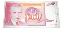Comprar Billete De Yugoslavia 1000 Dinares 1992 Fine