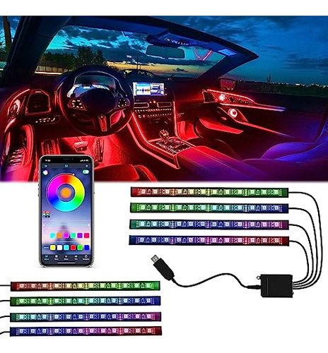 Mega Racer Rgb Led Lights Strip 2 Pack - Interior Led Lights