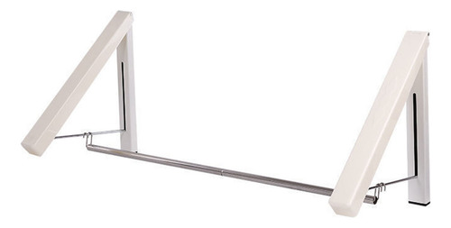 Laundry Hanger Retractable Wall Mounted White