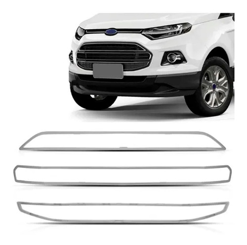 Juego Molduras Ecosport 2012 2013 2014 2015 2016 2017 Grises