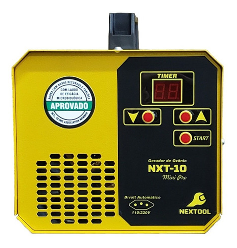 Nxt-10 Gerador De Ozônio Para Ambientes E Automóveis 15g/h