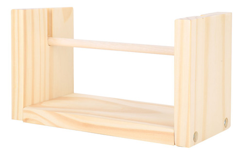 Soporte Para Bobinas De Hilo De Madera, Madera Hecha A Mano
