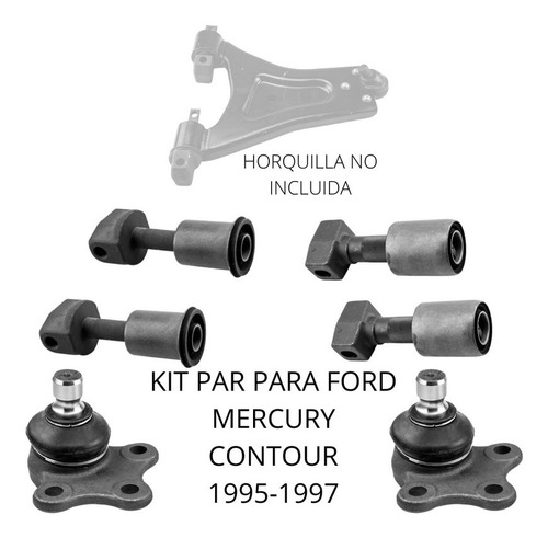 Kit Bujes Y Par Rotulas Para Ford Mercury Contour 1995-1997