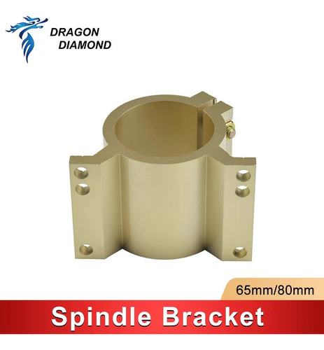 Suporte De Fixação Do Motor Inclinável Dourado De 65 Mm De D