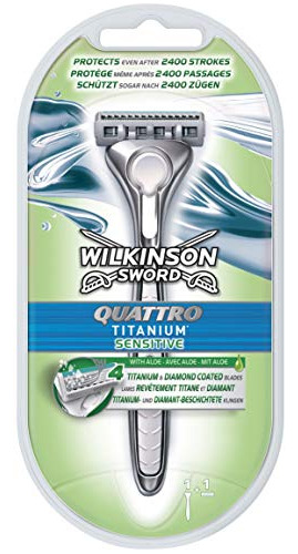 Rastrillo Sensible Quattro Titanium De Wilkinson Sword