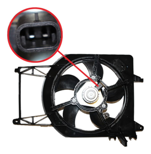 Electroventilador Valeo Fiat Palio Siena 1.4 8v Fire Sin Air