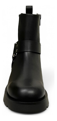 Botas De Lluvia Mujer Salamandra Negro Suela Chunky