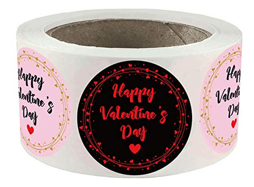 Etiquetas Corazón San Valentín - Diseño Dulce Rojo Para