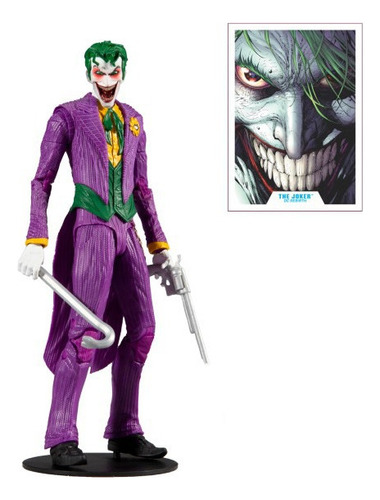 Figura Articulada Mcfarlane Joker, Modelo Toys, 17 Cm