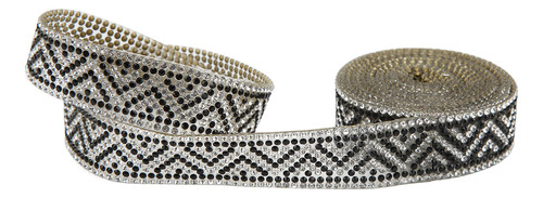 Corrente De Strass Diy Crafts Ribbon, 2 Jardas E 2 Cm De Lar