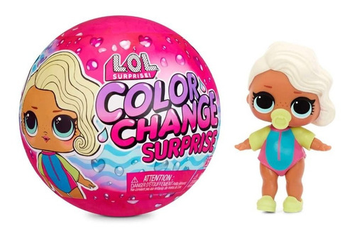 Muñeca Lol Surprise Color Change Cambia De Color 7 Sorpresas