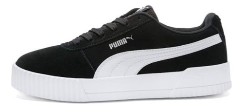 Tênis feminino Puma Carina cor preto/prateado - adulto 38 BR