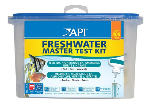 Api Freshwater Master (agua Dulce) Test Kit - 800 Prebas!