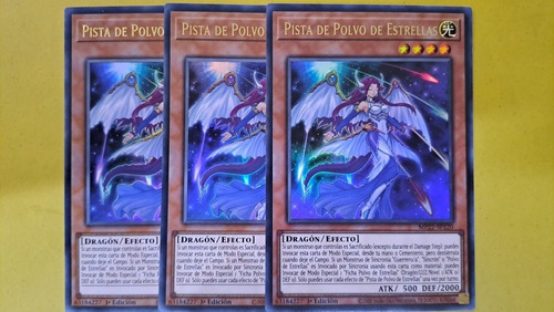 Pista De Polvo De Estrella Megatin 2022 Yugioh Set 3pz 