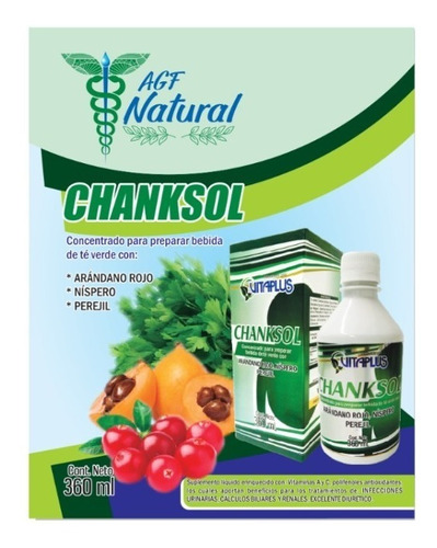 Chanksol X 360ml Calculos Renal - Unidad a $35000