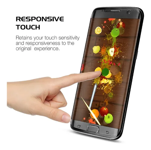 Vidrio Templado Curvo 3d Compatible Con Samsung S7 Edge