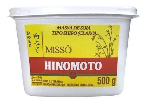 Massa De Soja Missô Shiro Claro Hinomoto 500g
