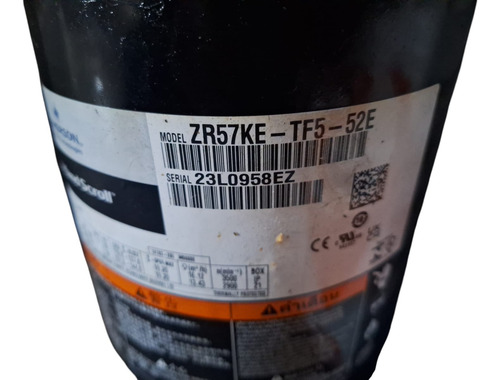 Compressor Scroll 5tr Zr57ke-tf5-522 3f R22 220v - Copeland