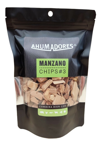 Chip #3 Madera De Manzano Para Ahumar (10-25mm) Sin Químicos