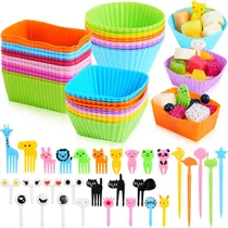 Comprar Mumufy 36 Piezas De Silicona Para Lonchera, Moldes De Silico