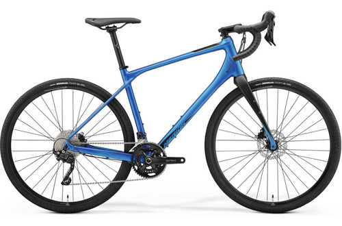 Bicicleta Gravel Merida Silex 400 Color Azul Tamaño Del Cuadro M