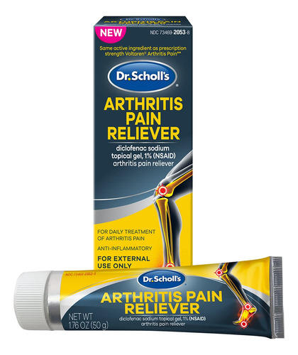 Dr. Scholl's Gel Para Aliviar El Dolor De La Artritis, Diclo