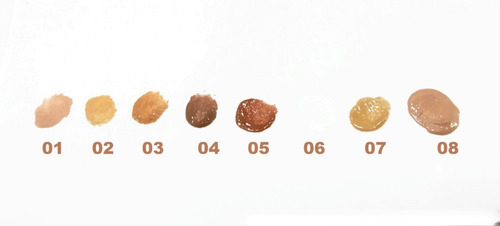 Imagen 4 de 10 de Corrector Liquido Concealer Tejar 8 Tonos Con Aplicador
