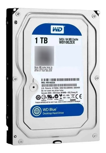 Disco Duro Pc Sata Wd Blue 1tb 7200 Rpm Diginet