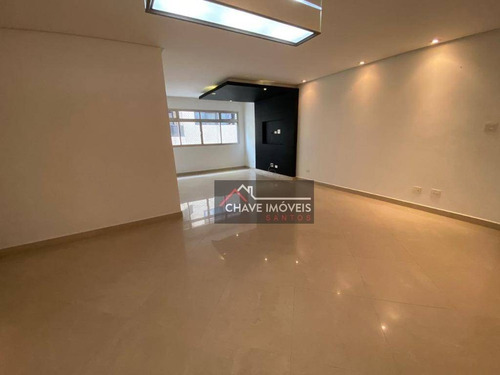 Imagem 29 de 30 de Apartamento Com 3 Dormitórios, 2 Suítes, 2 Vagas, À Venda, 175 M² Por R$ 718.000 - Ponta Da Praia - Santos/sp - Ap2960