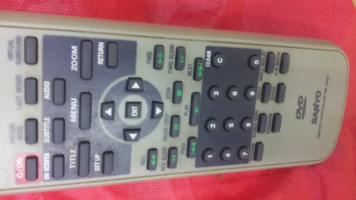 Controle Remoto Dvd Sanyo Original (Usado)