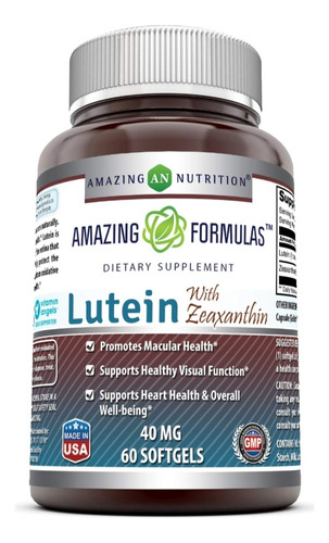 Amazing Formulas Luteina Zeaxanthin 40mg 60 Cápsulas 