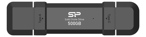 Silicon Power 500gb Ds72 Portátil Usb 3.2 Gen 2 Tipo-c/tipo-