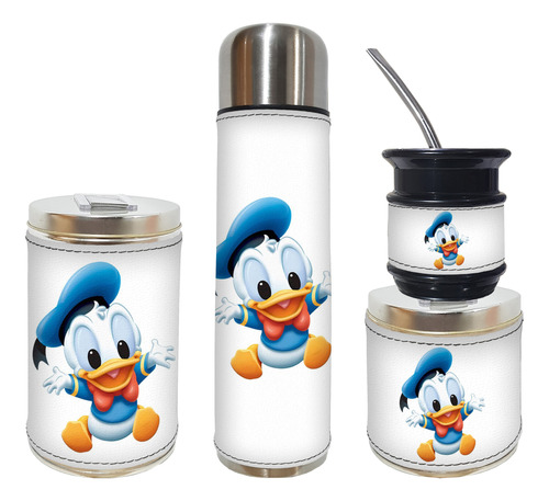 Set Matero 4 Piezas Ambtmy Disney Pato Donald Excelente Cali