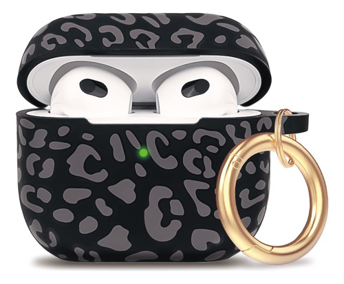 Funda De Silicona De Leopardo Para AirPods 3 2021 (no Es Com