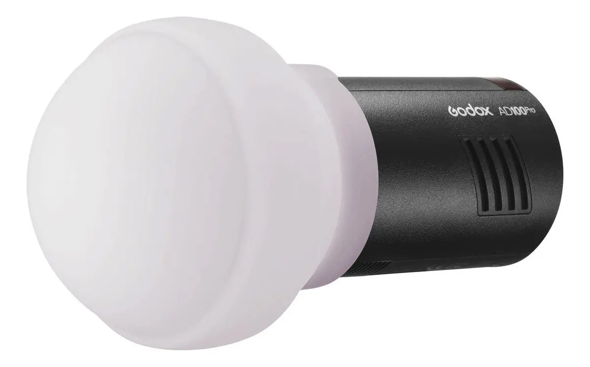 Domo Difusor Silicone Godox Ak-r22 Flash Cabeça Redonda V1