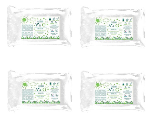 Kit 5 Kg Base Glicerina Vegetal Transparente Sabonete Vegano