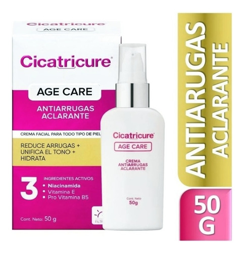 Cicatricure Age Care Antiarrugas Aclarante Facial 50g