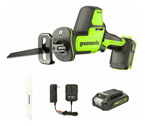 Kit De Sierra Alternante Premium Compacta Rsg404 Greenworks