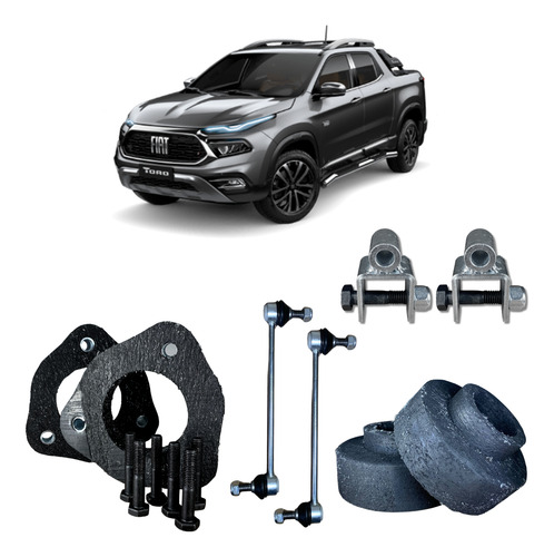 Toro Kit Elevação Completa 4cm + Prolongador E Bieleta